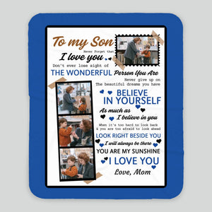 Personalized To My Son Blanket – More Than Just Warmth - 89Prints