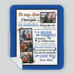 Personalized To My Son Blanket – More Than Just Warmth - 89Prints