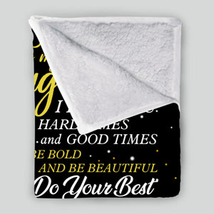 Personalized Daughter Blanket – A Warm Embrace from Afar - 89Prints