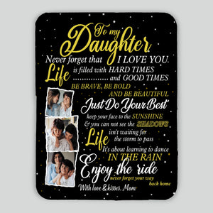 Personalized Daughter Blanket – A Warm Embrace from Afar - 89Prints
