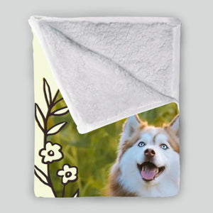 Personalized Dog Memorial Blanket – Always by Your Side - 89Prints