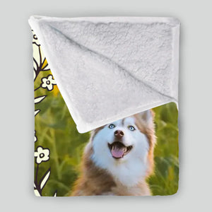 Personalized Dog Memorial Blanket – Always by Your Side - 89Prints