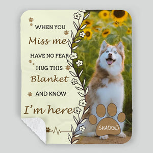 Personalized Dog Memorial Blanket – Always by Your Side - 89Prints