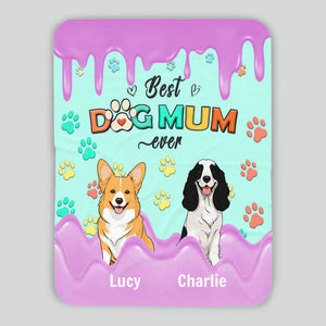 Personalized Blanket for Dog Moms – Paws, Love & Snuggles - 89Prints