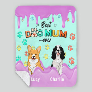 Personalized Blanket for Dog Moms – Paws, Love & Snuggles - 89Prints