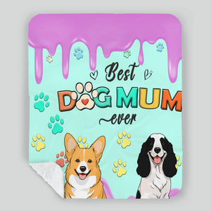 Personalized Blanket for Dog Moms – Paws, Love & Snuggles - 89Prints