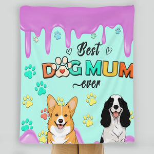 Personalized Blanket for Dog Moms – Paws, Love & Snuggles - 89Prints
