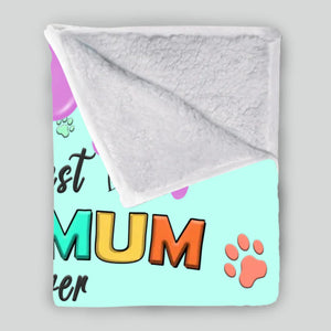 Personalized Blanket for Dog Moms – Paws, Love & Snuggles - 89Prints