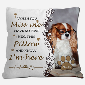 Cute Dog Photo Pillow – Personalized with Your Pet’s Face - 89Prints
