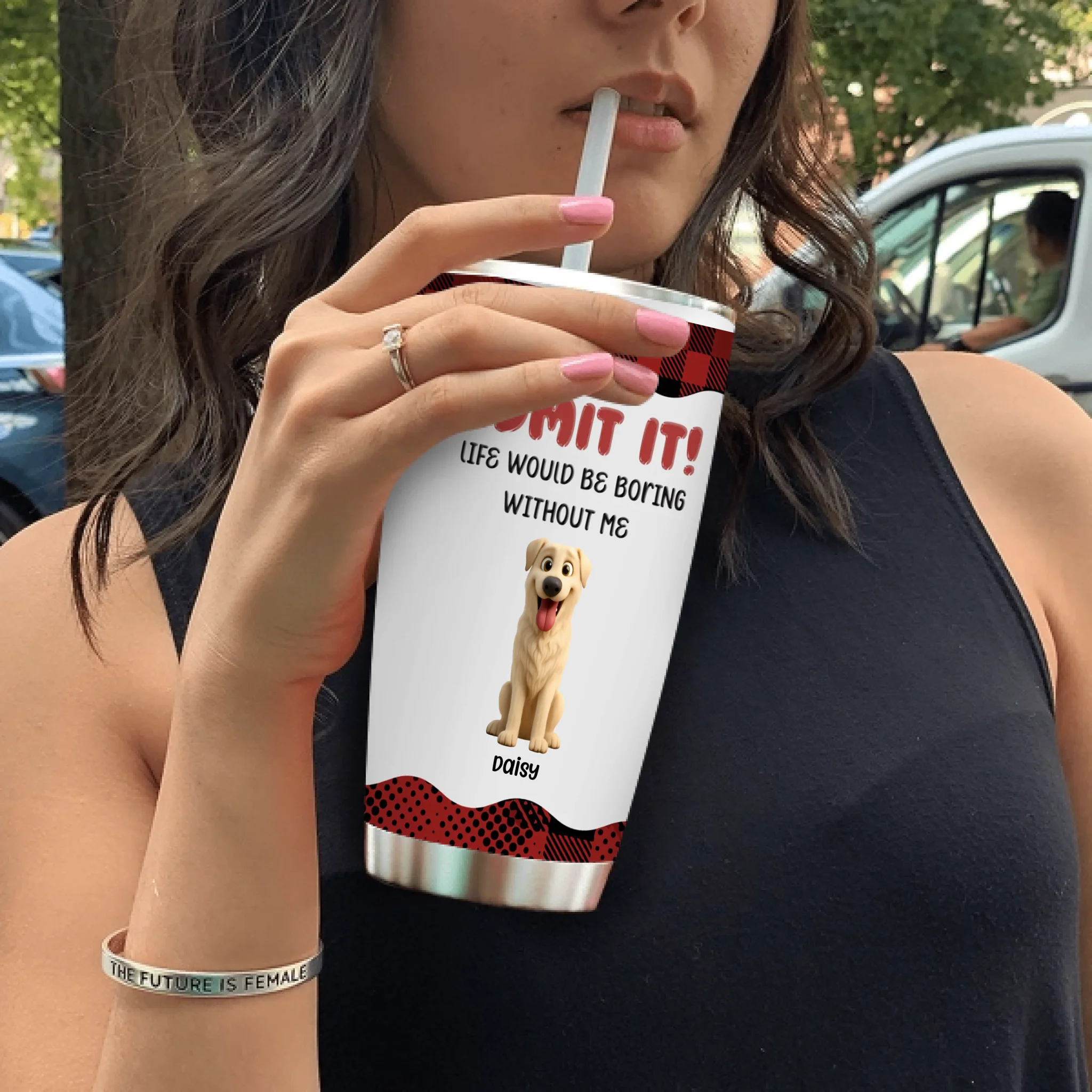 Personalized Dog Tumbler - Life Would Be Boring Without The Dog, Dog Lover Gifts - 89Prints