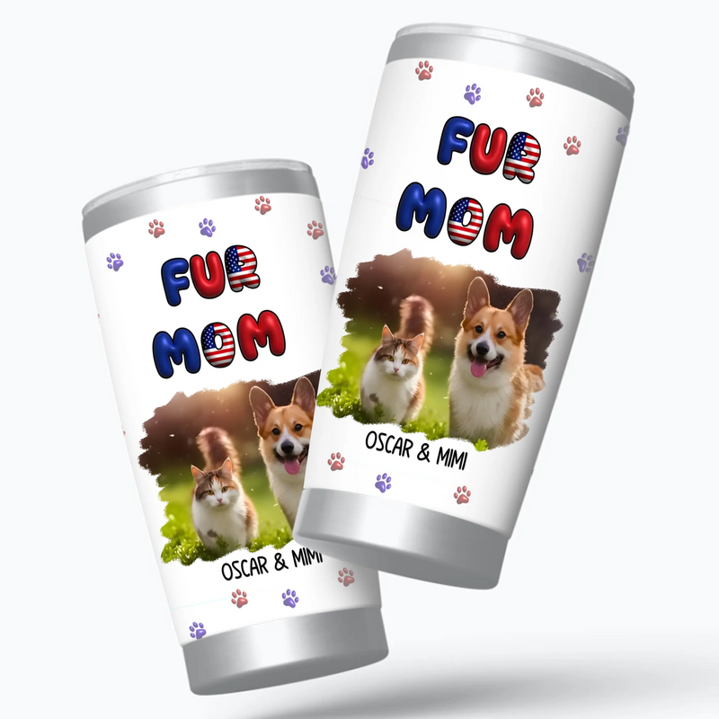 Photo Of Dog On Tumbler Cup - Personalized Great Gifts For Dog Owners - 89Prints