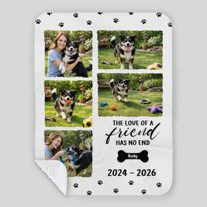 Custom Photo Blanket - In Loving Memory Pet Tribute, 