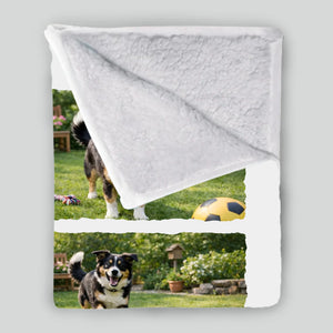 Custom Photo Blanket - In Loving Memory Pet Tribute, 
