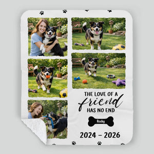 Custom Photo Blanket - In Loving Memory Pet Tribute, 