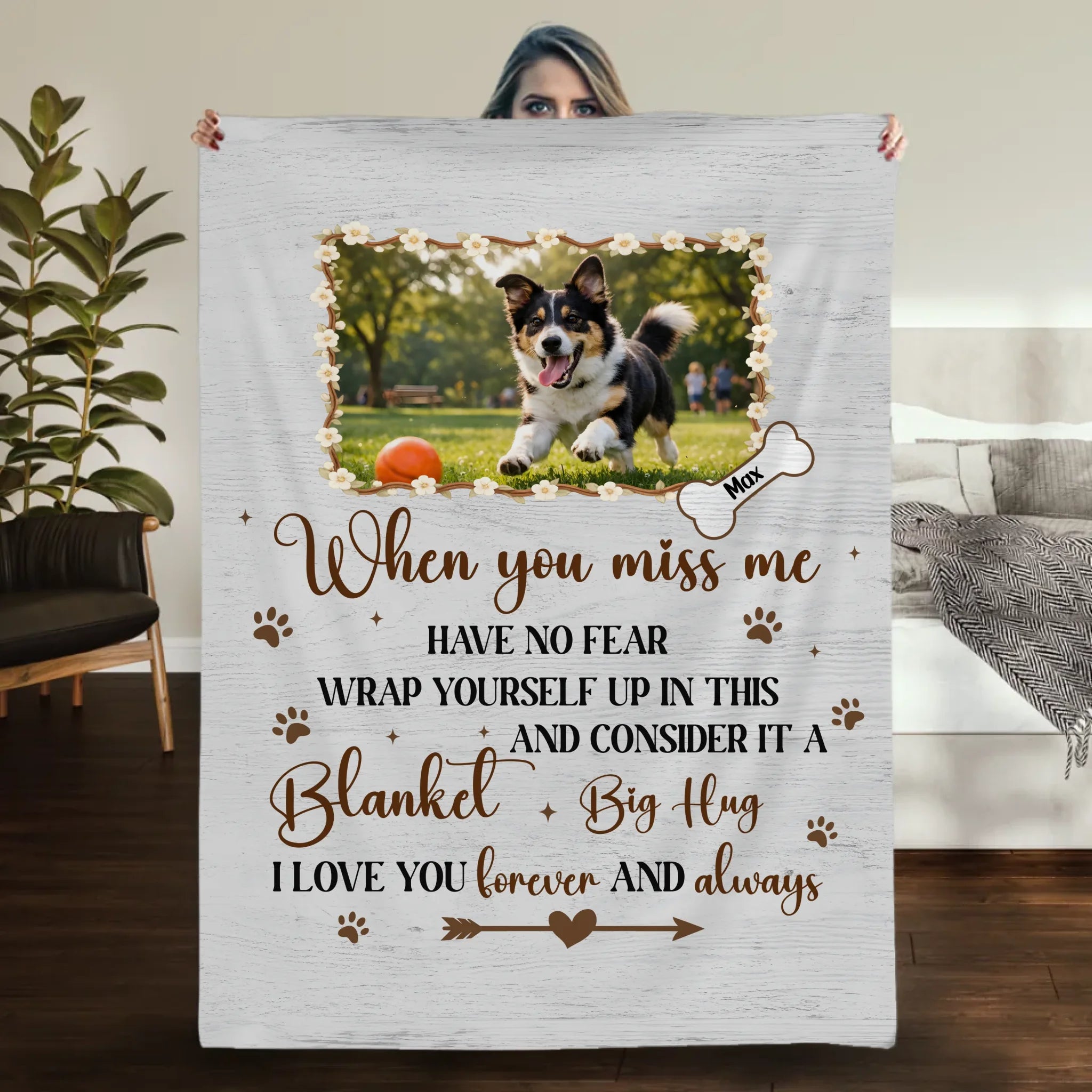 Custom Blanket With Picture - 