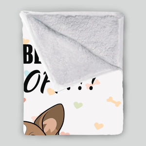 Personalized Dog Blanket - Funny Paws Off Dog Lover Gift With Names - 89Prints