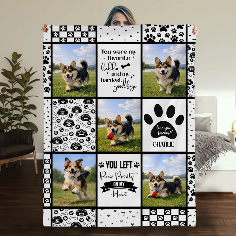 Custom Dog Blanket With Picture - In Loving Memory Pet Gift Ideas For Dog Owners - 89Prints