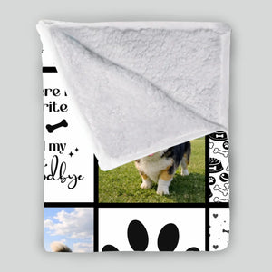 Custom Dog Blanket With Picture - In Loving Memory Pet Gift Ideas For Dog Owners - 89Prints