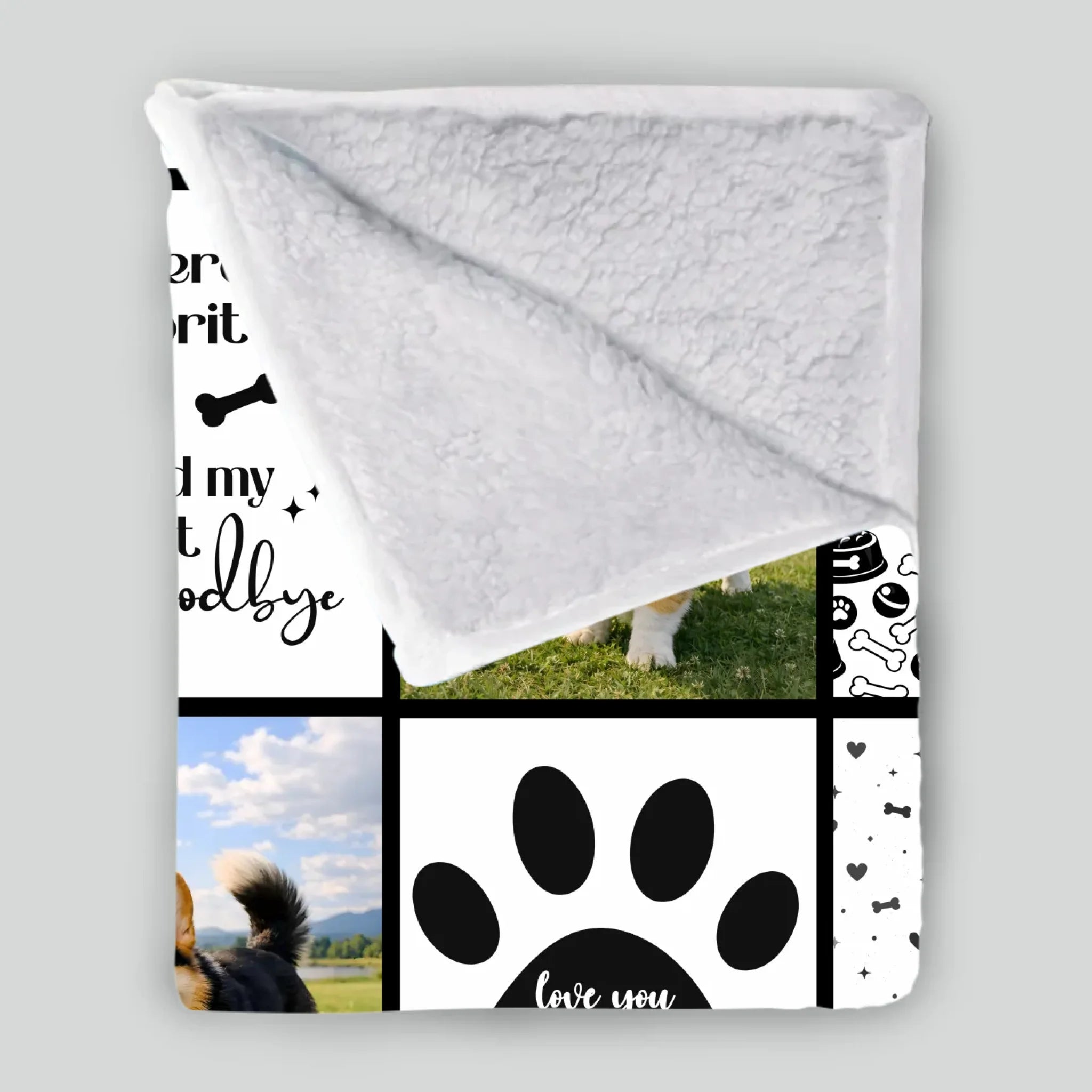 Custom Dog Blanket With Picture - In Loving Memory Pet Gift Ideas For Dog Owners - 89Prints