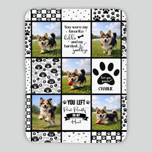 Custom Dog Blanket With Picture - In Loving Memory Pet Gift Ideas For Dog Owners - 89Prints