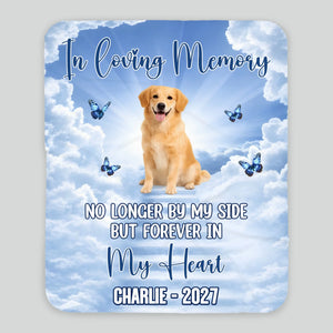Custom Dog Blanket With Name - Heavenly Angel Pet Remembrance Gift For Dog Lovers - 89Prints