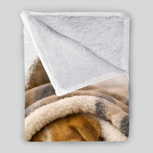 Personalised Dog Blanket With Name - Thank You For Letting Me Be Part Of Your Life - 89Prints