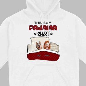 Individualized Dog Lover Basic Tee - This Is My Pajama Shirt | 89Prints