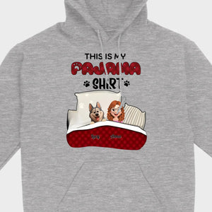 Individualized Dog Lover Basic Tee - This Is My Pajama Shirt | 89Prints