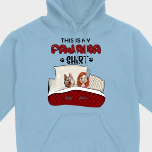 Individualized Dog Lover Basic Tee - This Is My Pajama Shirt | 89Prints
