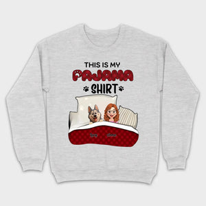 Individualized Dog Lover Basic Tee - This Is My Pajama Shirt | 89Prints