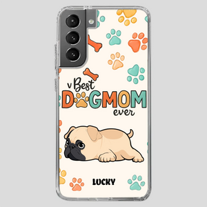 Personalized Pug Lover Phone Case - Custom Best Dog Mom Ever Gift | 89Prints