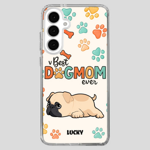Personalized Pug Lover Phone Case - Custom Best Dog Mom Ever Gift | 89Prints