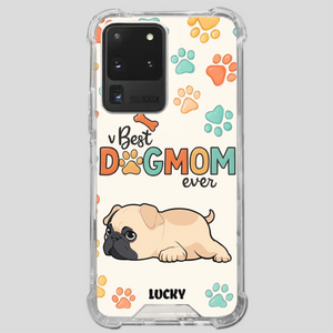 Personalized Pug Lover Phone Case - Custom Best Dog Mom Ever Gift | 89Prints
