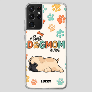 Personalized Pug Lover Phone Case - Custom Best Dog Mom Ever Gift | 89Prints