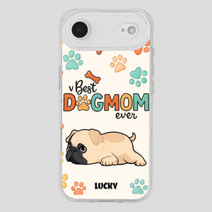 Personalized Pug Lover Phone Case - Custom Best Dog Mom Ever Gift | 89Prints