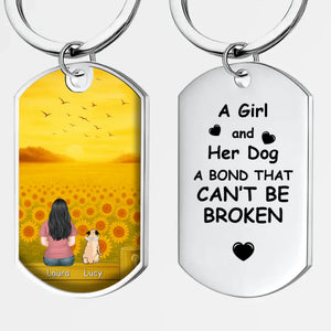 Custom Pug Lover Keychain - Unique A Bond That Can’t Be Broken Keepsake | 89Prints