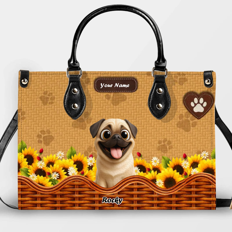 Custom Pug Handbag – Exclusive Dog Art & Name Gift For Dog Lovers | 89Prints
