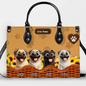 Custom Pug Handbag – Exclusive Dog Art & Name Gift For Dog Lovers | 89Prints