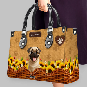 Custom Pug Handbag – Exclusive Dog Art & Name Gift For Dog Lovers | 89Prints