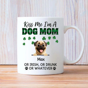 Customized Pug Lover Mug - Dog Mom St. Patrick’s Day Gift | 89Prints