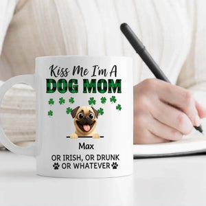 Customized Pug Lover Mug - Dog Mom St. Patrick’s Day Gift | 89Prints