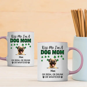Customized Pug Lover Mug - Dog Mom St. Patrick’s Day Gift | 89Prints