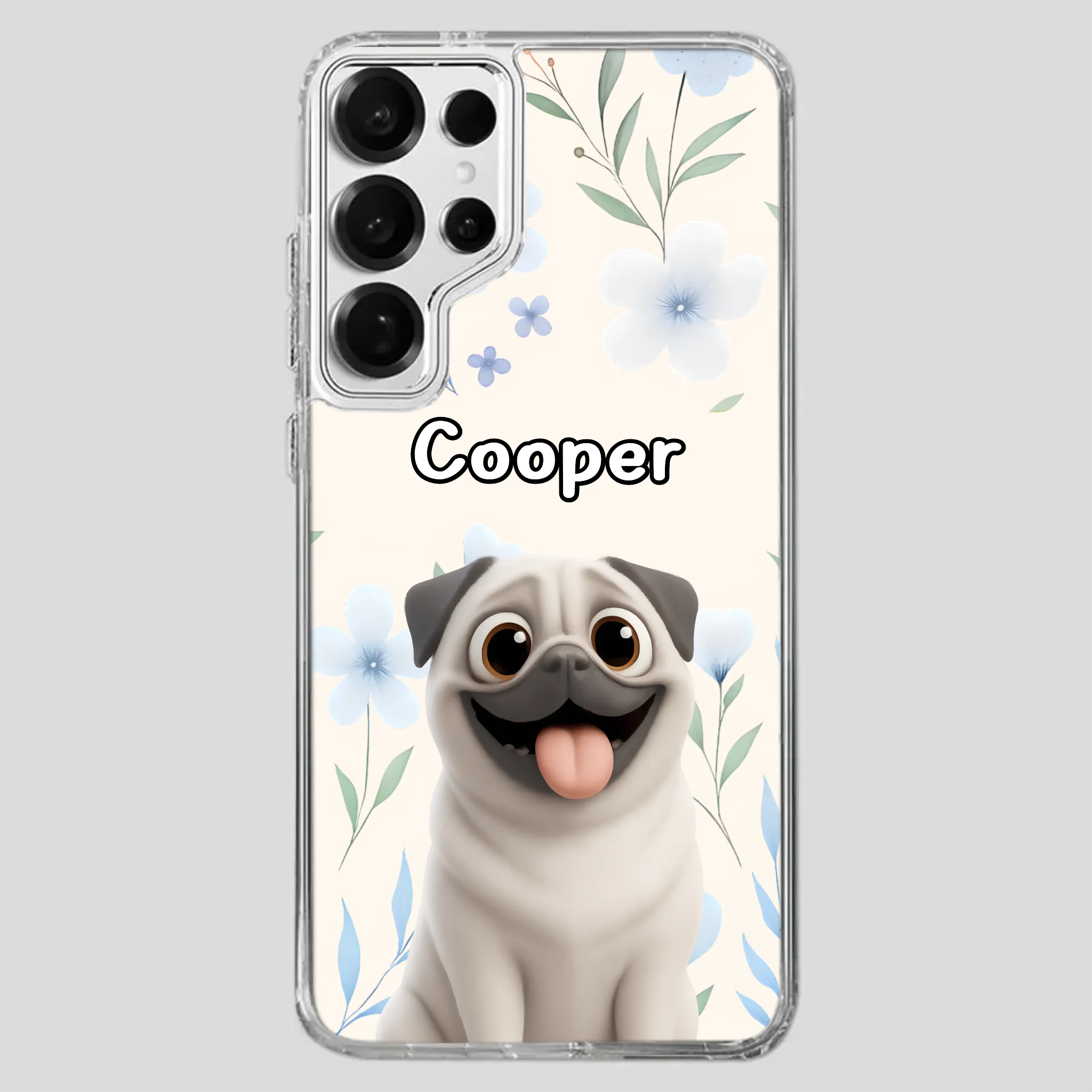 Custom Pug Phone Case – Where Style Meets Love | 89Prints