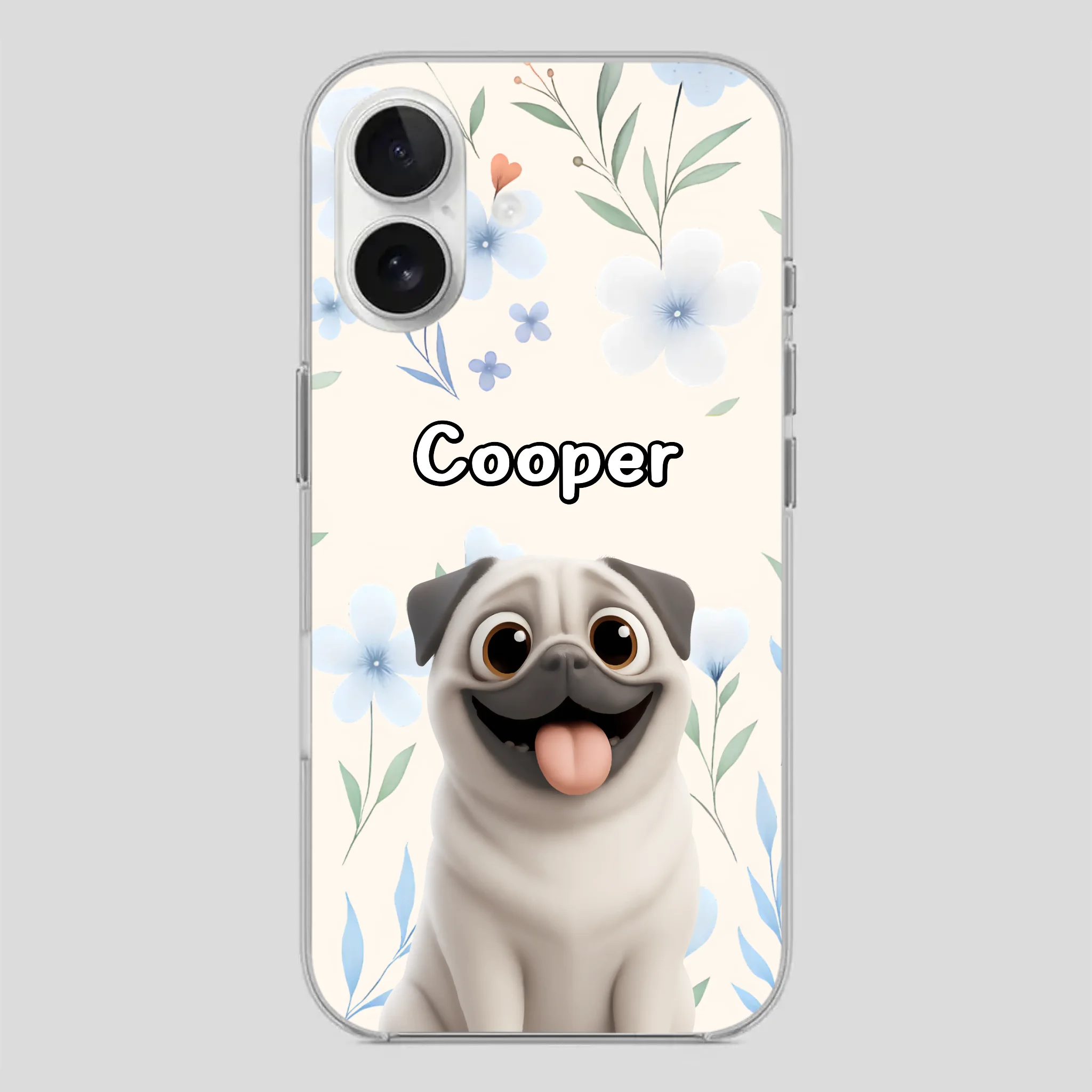 Custom Pug Phone Case – Where Style Meets Love | 89Prints