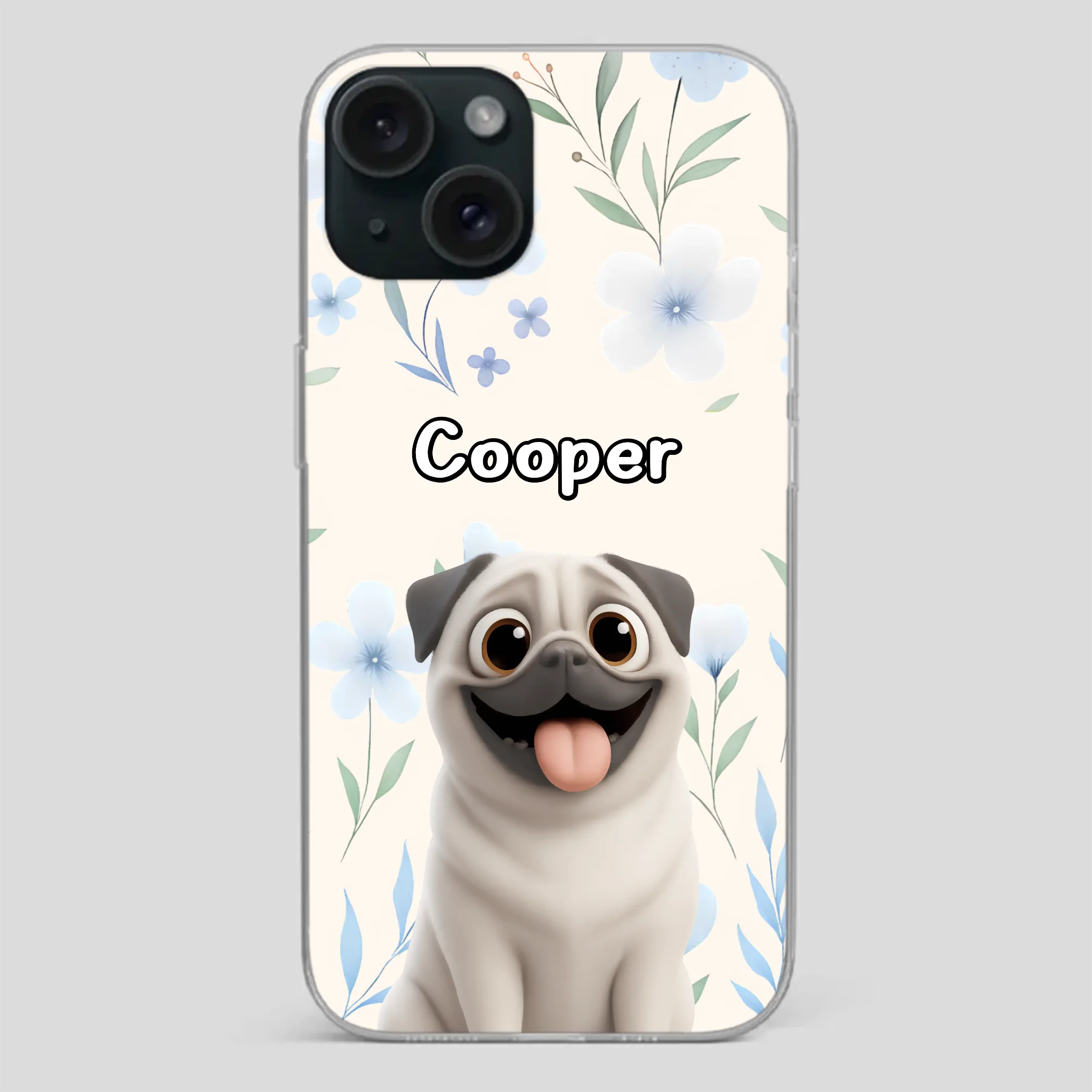 Custom Pug Phone Case – Where Style Meets Love | 89Prints