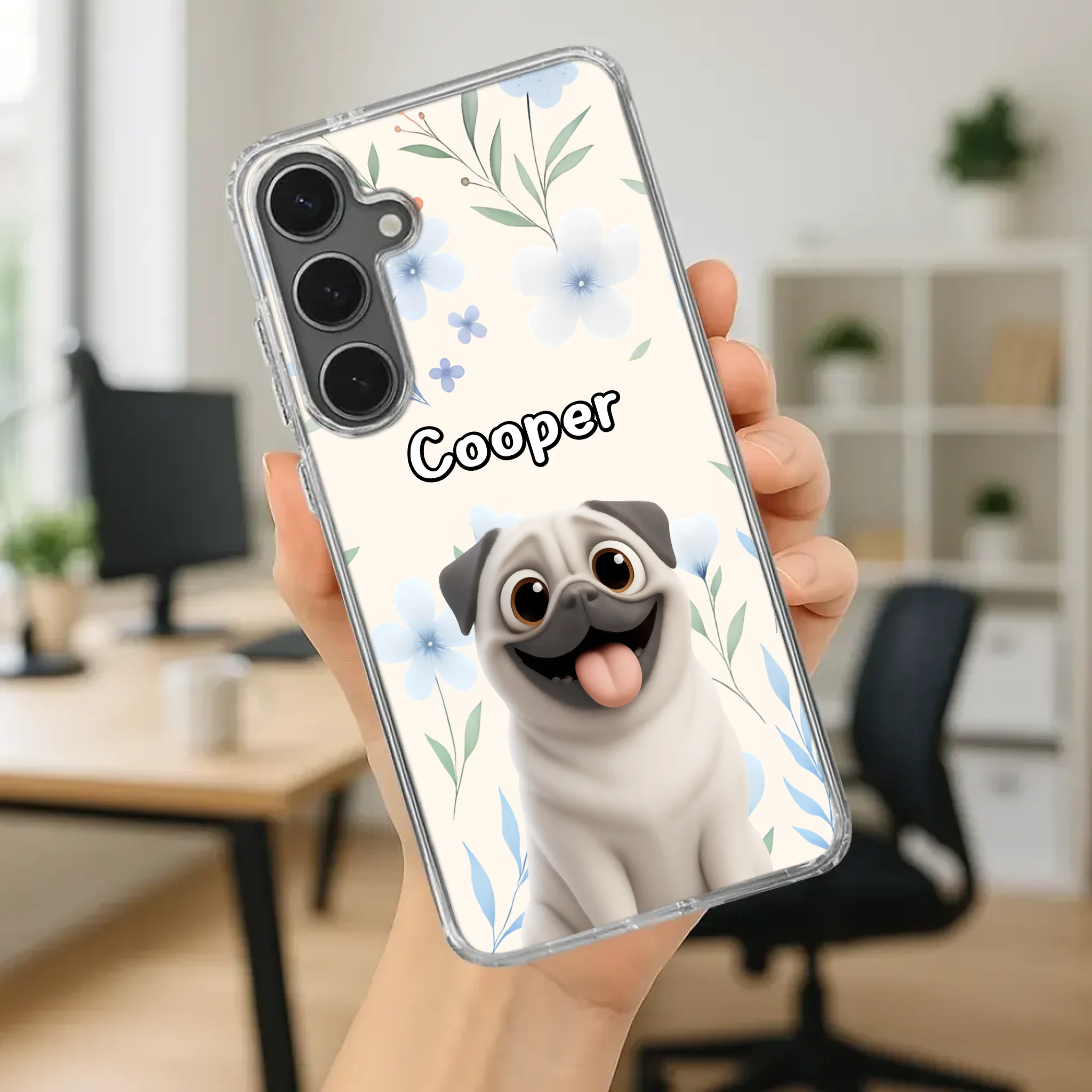 Custom Pug Phone Case – Where Style Meets Love | 89Prints