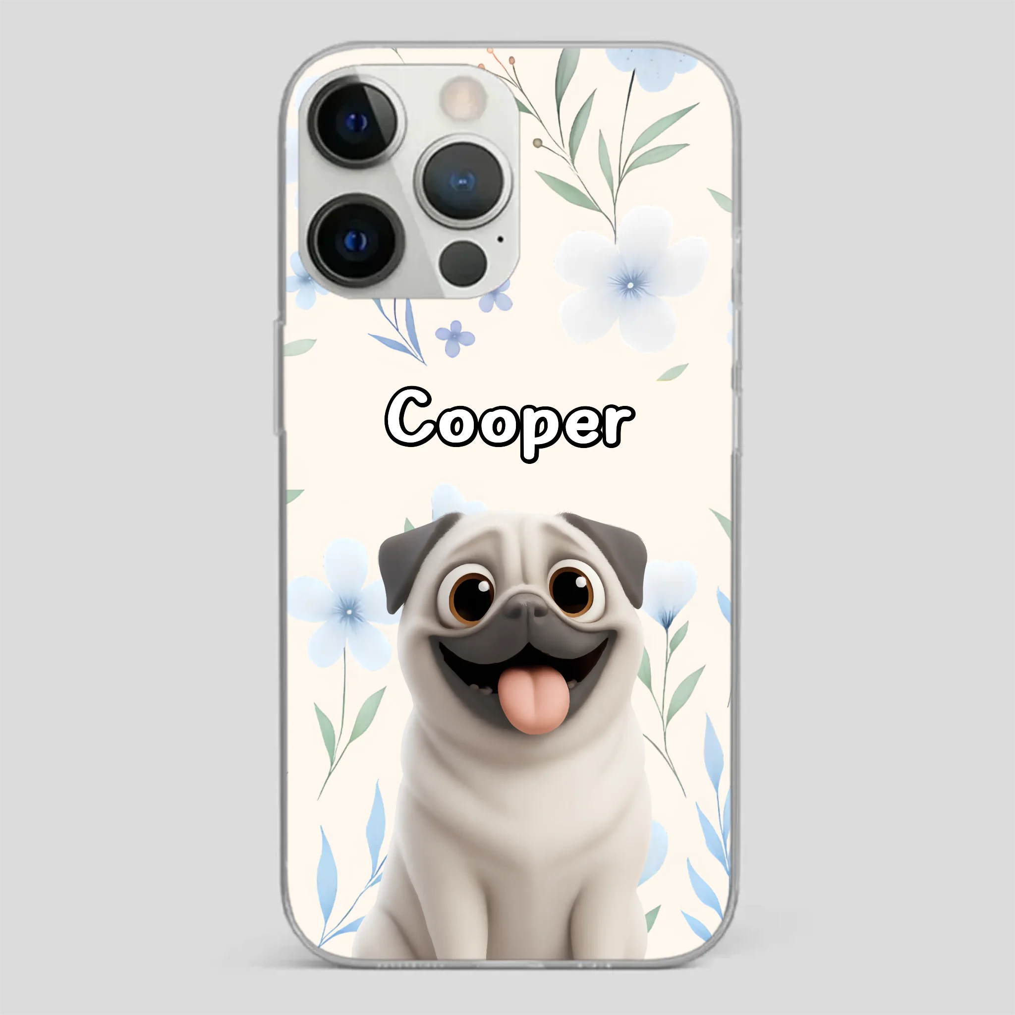 Custom Pug Phone Case – Where Style Meets Love | 89Prints