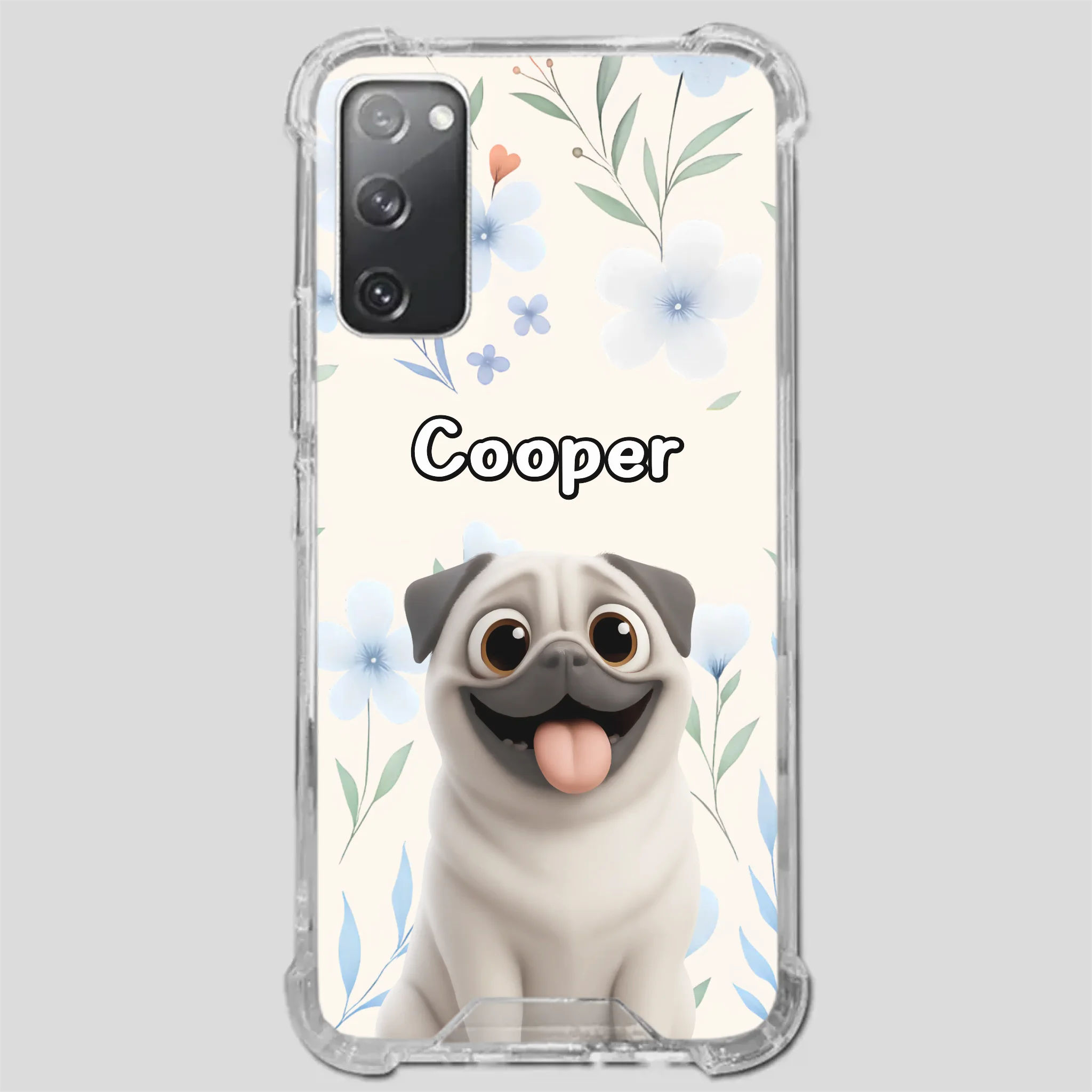 Custom Pug Phone Case – Where Style Meets Love | 89Prints