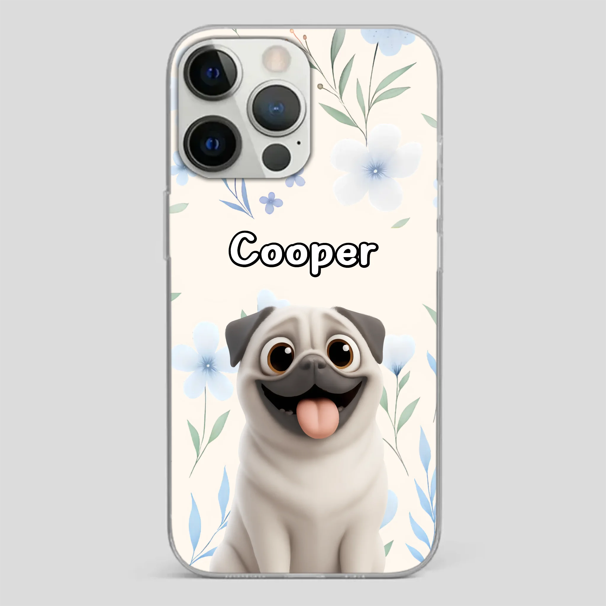 Custom Pug Phone Case – Where Style Meets Love | 89Prints