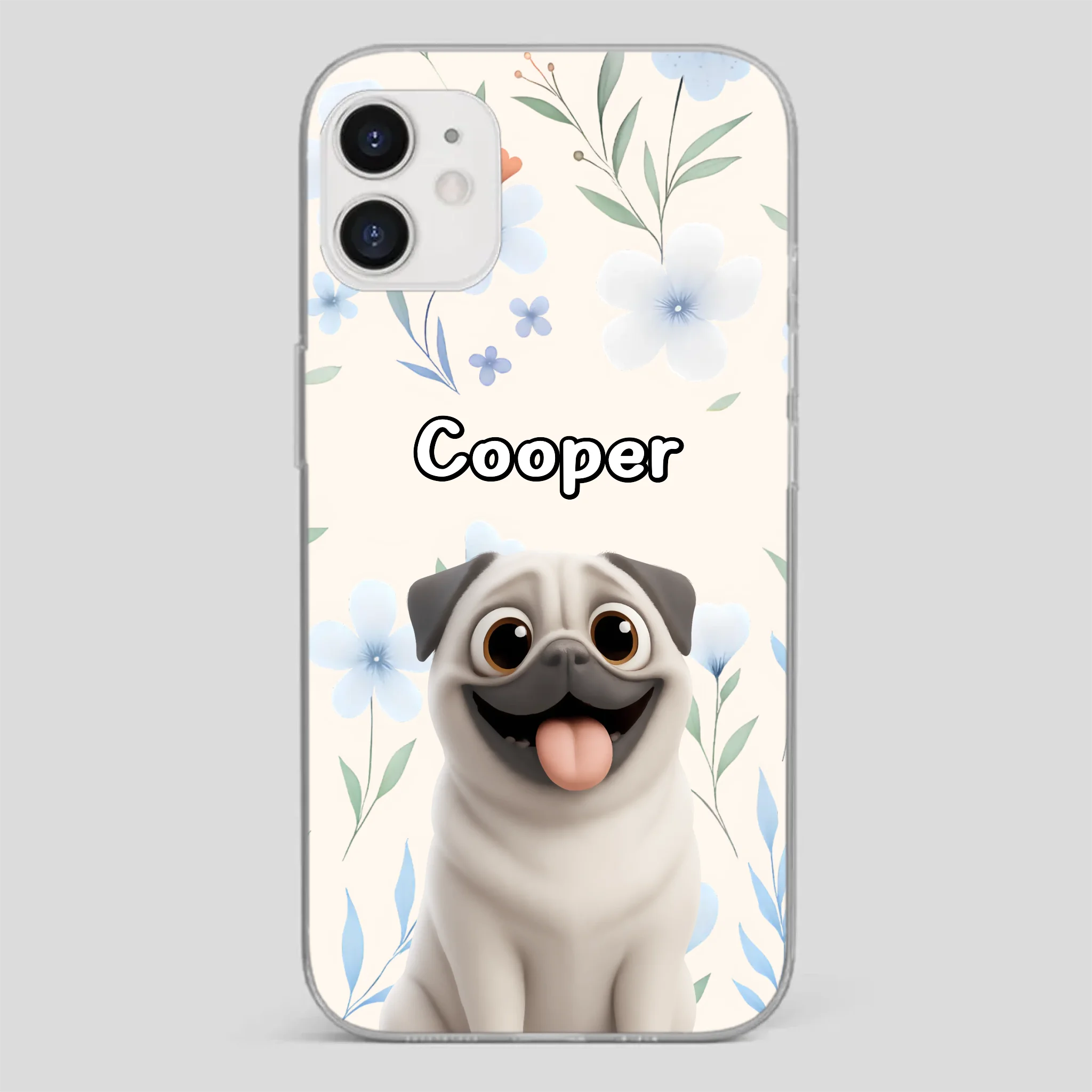 Custom Pug Phone Case – Where Style Meets Love | 89Prints